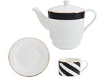 Mikasa Menaje Luxury Decorative Tea Set Mug Bianco Bianco Taglia Unica