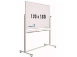 Lavagna Mobile Hayes - Inclinabile - Agenda Settimanale - Agenda Mensile - Agenda Annuale - Bifacciale E Magnetica - 120X180Cm