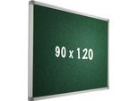 Bacheca Camira In Tessuto Pro Dwight - Telaio In Alluminio - Montaggio Facile - Puntine - Bacheca - 90X120Cm