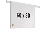 Guida Per Lavagna Pro Arnoldo - Acciaio Smaltato - Agenda Settimanale - Agenda Mensile - Agenda Annuale - Magnetico - Bianco - 60X90Cm