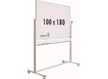 Lavagna Mobile Suzanne - Inclinabile - Agenda Settimanale - Agenda Mensile - Agenda Annuale - Bifacciale E Magnetica - 100X180Cm