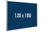 Lavagna In Sughero Pro Rena - Telaio In Alluminio - Montaggio Facile - Puntine - Blu - Lavagne - 120X180Cm