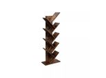 In And Outdoormatch Libreria Industrial Brock - 8 Scomparti - Marrone - Libreria - Soggiorno, Camera Da Letto E Camera Dei Bambini - Legno - Mdf - 50X25X141Cm