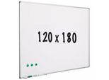 Lavagna Bianca Castro - Acciaio Laccato - Magnetica - Bianco - 120X180Cm