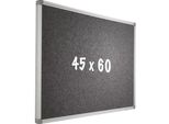 Lavagna In Tessuto Camira Pro Reyes - Telaio In Alluminio - Montaggio Facile - Puntine - Lavagne - 45X60Cm