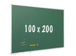 Lavagna Pro Ellison - Magnetica - Lavagna - Facile Da Montare - Acciaio Smaltato - Verde - 100X200Cm