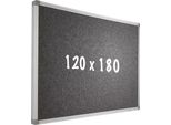Bacheca Camira In Tessuto Pro Wheeler - Telaio In Alluminio - Montaggio Facile - Puntine - Bacheche - 120X180Cm