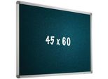 Bacheca Camira In Tessuto Pro Solomon - Telaio In Alluminio - Montaggio Facile - Puntine - Bacheche - 45X60Cm