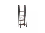 In And Outdoormatch Libreria Industriale Bria - 5 Strati - Marrone - Libreria - Soggiorno, Camera Da Letto E Camera Dei Bambini - Legno - Mdf - 56X34X172Cm