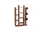 In And Outdoormatch Bookshelf Deluxe Seiff - Libreria Decorativa - Soggiorno, Camera Da Letto E Camera Dei Bambini - Legno - Mdf - 86X25X140Cm