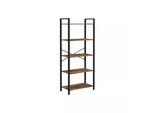 In And Outdoormatch Libreria Industriale Simone - 5 Livelli - Libreria - Soggiorno, Camera Da Letto E Camera Dei Bambini - Legno - Mdf - 66X30X153Cm
