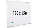 Lavagna Kline - Acciaio Laccato - Magnetica - Bianco - 100X150Cm