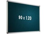 Bacheca Camira In Tessuto Pro Kelley - Struttura In Alluminio - Montaggio Facile - Puntine - Bacheca - 90X120Cm