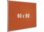 Lavagna In Sughero Pro Stevie - Telaio In Alluminio - Montaggio Facile - Puntine - Lavagne - 60X90Cm