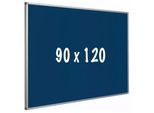 Lavagna In Sughero Pro Preston - Telaio In Alluminio - Montaggio Facile - Puntine - Blu - Lavagne - 90X120Cm