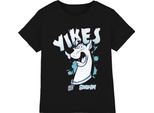 Scooby Doo - Maglietta "Yikes"" Per Uomo/Donna Unisex RO10902 (M) (Nero/Blu)"