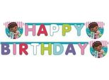 Doc Mcstuffins - Bandiera Di Buon Compleanno - Cartone SG34452 (Taglia Unica) (Colorato)