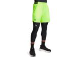 Pantaloncini Under Armour Ua Vanish Woven 6In - Giallo Alta Visibilità, GrößE:L