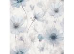 Muriva - Carta Da Parati "Lissa"", Fiori AG3533 (10 M X 53 Cm) (Blu)"