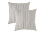 Sleepling - Set Di 2 Cuscini Da Divano In Velluto A Coste, 40 X 40 Cm, Cuscini Decorativi, Cuscini, Beige