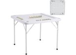 Tavolo Da Mahjong, Tavolo Da Domino, Tavolo Da Gioco Pieghevole Per 4 Giocatori Con 4 Portabicchieri E 4 Scomparti Per Le Fiches, Tavolo Da Gioco Portatile Per Domino Con 1 Set Di Domino Per Puzzle Mahjong Poker