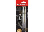 Kores KP37941 Kores Roller In Gel "K11 Metallic"", Blister Di 2 Pezzi"