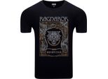 Diarbo T-Shirt Da Uomo Con Stampa Vichinga Ragnarok Nera Taglia L