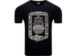 T-Shirt Da Uomo Diarbo Con Stampa Vichinga Drakkar Nero Taglia Xxl