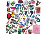 Set Con Oltre 100 Articoli Accessori Per Animali Domestici Giocattoli Contenitori Bottiglie E Altro Ancora