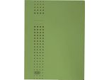 Elba Chic-Sammelmappe Aus Karton, A4, GrüN Mit 3 Einschlagklappen - 25 StüCk (31477 Gn)