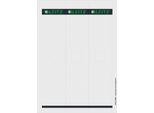 Etichetta Posteriore Leitz Per Cartelle Sospese, 61 X 279 Mm