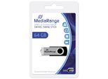 Mediarange Usb-Stick 64GB Usb 2.0 Swivel Swing