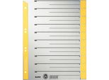 Divisori Leitz, Din A4, Cartoncino Grigio 230 G/Mq
