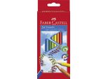 Matite Colorate Triangolari FABER-CASTELL, Confezione Da 24 Pezzi