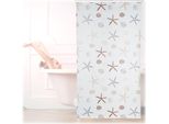 Relaxdays 10026667_1047 Relaxdays Duschrollo Ocean 120,0 X 240,0 Cm