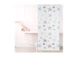 Relaxdays 10026667_1050 Relaxdays Duschrollo Ocean 100,0 X 240,0 Cm