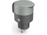 Hama Wlan-Steckdose Outdoor Ohne Hub, Sprach- U. App-Steuerung, 2.300W/10A, Gr (00176624)