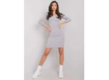 Rue Paris Abito Donna Trandy Grigio Xl