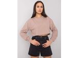 Felpa Basic Feel Good Donna Elgin Beige Scuro L/Xl