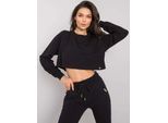 Felpa Basic Feel Good Donna Elgin Nero L/Xl