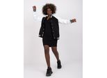 Rue Paris Felpa Donna Palmer Bianco-Nero S/M