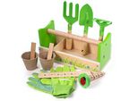 Bigjigs Toys Set Da Giardinaggio In Una Cassa