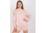 Felpa Da Donna Basic Feel Good Levin Rosa Chiaro S/M