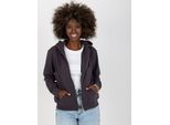 Felpa Con Zip Basic Feel Good Donna Lisanete Graphite Xs