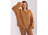 Rue Paris Maglione Lungo Da Donna Guinevien Camel Universal