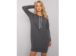 Relevance Abito Donna In Felpa Gnoolga Grigio Scuro L/Xl