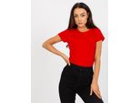 Maglietta Basic Feel Good A Maniche Corte Da Donna Sedley Rosso M