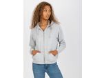 Felpa Con Cappuccio Basic Feel Good Donna Lyneloena Grigio Xs