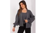 Badu Set Donna Odulla Grigio Scuro Universal
