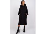 Felpa Rue Paris Donna Abito Cueing Nero L/Xl